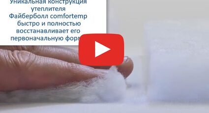 Comfortemp. Fiberballs. Тест на упругость и восстанавливаемость.