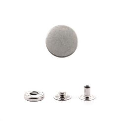 ХQХ0839+486 Кнопка пружинный контакт 16 мм, матовый никель