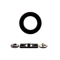 В4841 Кнопка пружинный контакт 23 мм, прорезиненная SOFT Touch