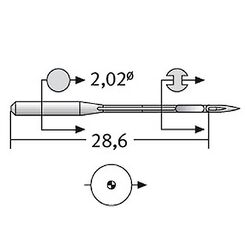Игла B-27 KN (1x100)