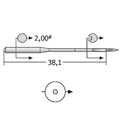 Игла 134-35 R (1х100)