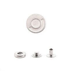 QA1056+486 Кнопка пружинный контакт 12,5 мм, матовый никель