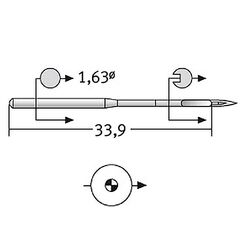 Игла 1738 (A) SUK (1x100)