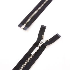 Молния 65 cм металлическая тип 5 (6M P OE NI) разъемная звено никель сл. 332 M, Руба