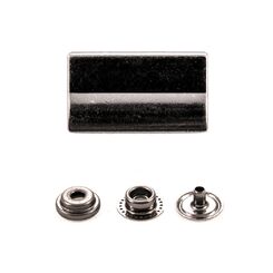 WAVE+406 Кнопка краевая кольцевой контакт 13х23 мм, черный никель