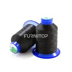Нитки для кожи, обуви Филтекс № 40-210 D/3, 80 текс, ПЭ, 1200 м, черные