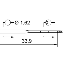 Игла DBX1 SUK  (1x10)