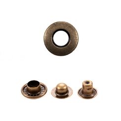 QA0810+108 Кнопка кольцевой контакт 20 мм, антик