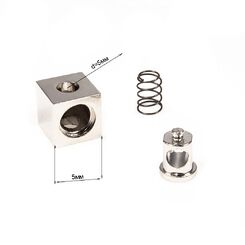 15618 Фиксатор 14х14 мм, никель