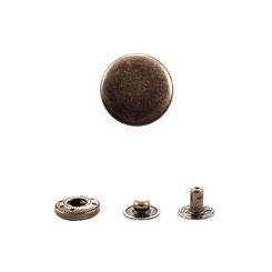 SSB24L+486 Кнопка пружинный контакт 15 мм, антик