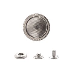 В9554 Кнопка пружинный контакт 20 мм, никель