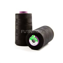 Нитки армированные ЛЛ, Корелайн № 100, 30 текс, ПЭ/ПЭ, 5000 м, черные, Teknik Iplik