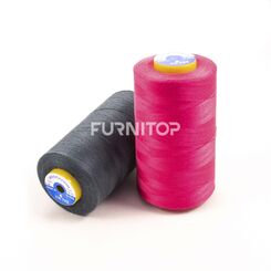 Нитки штапельные Унитекс № 40/2, 30 текс, ПЭ, 5000 м, цветные