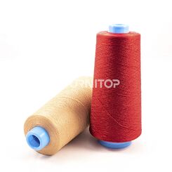 Нитки текстурированные крученые СабаТекс № 120, 19 текс, ПЭ, 10000 м, цветные, Amann