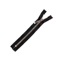 Молния 14,5 см мeталлическая тип 8 (звено корн ) неразъемная звено серебро сл.278 серебро