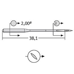 Игла 134-35 LL  (1х100)