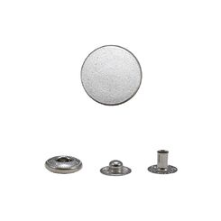 B-12.5 мм+633 Кнопка пружинный контакт 12,5 мм, никель