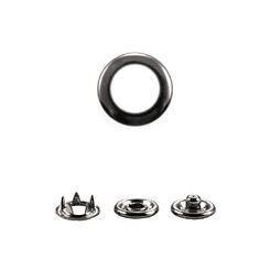 HPSB25L Кнопка сорочечная 15 мм, черный никель