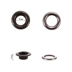 SDO1952.004 Люверс 6 мм, оксид