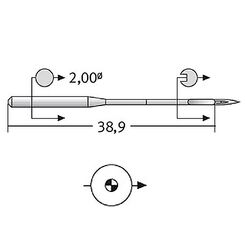 Игла 135x17 SUK (1x100)