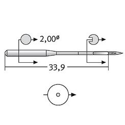Игла 134 SPI (1x100)