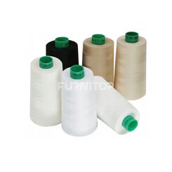 Нитки армированные ЛЛ, Артин № 150, 22 текс, ПЭ/ПЭ, 5000 м, черные, Ariadna (Ариадна)