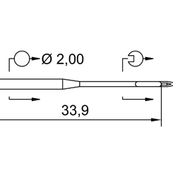 Игла 797 KH (1x10)