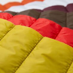 Стеганая курточная ткань SES-W318 c утеплителем ISOSOFT 34 200г/м², полоска 10 см