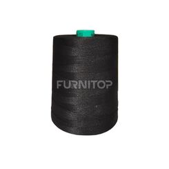 Нитки армированные ЛЛ, Артин № 50Е, 67 текс, ПЭ/ПЭ, 5000 м, черные, Ariadna (Ариадна)