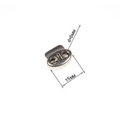5509 Фиксатор 15х12 мм, никель