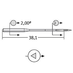 Игла 134-35 SD1 (1x100)