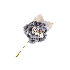 XТ0147 Брошь-игла ЦВЕТОК 70 мм, цвет окрашенный