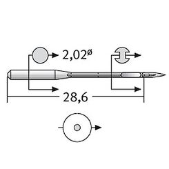 Игла B-27 R (1x100)