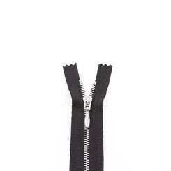 Молния 85 см мeталлическая тип 5, разъемная, 2 слайдера HH-2443, звено корн серебро