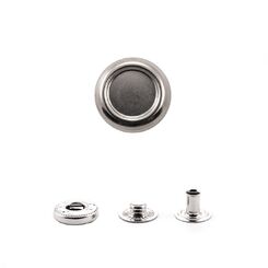 QВ1024+486 Кнопка пружинный контакт 17 мм, никель