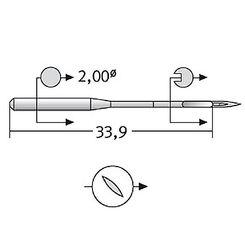 Игла 134 LL (1х100)