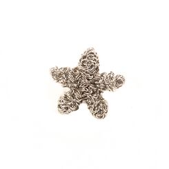 C1698 Брошь-игла ЗВЕЗДОЧКА 25 мм, никель