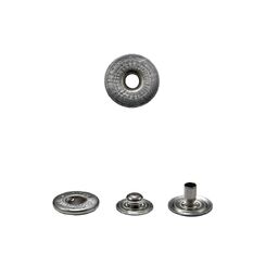 AF-1 Кнопка потайная пружинный контакт  12,5 мм (1 место 4 упак. по 1000шт.) никель