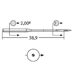 Игла 135x17 SES (1x100)
