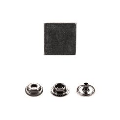 XQX0338+406 Кнопка кольцевой контакт 12 мм, матовый черный никель