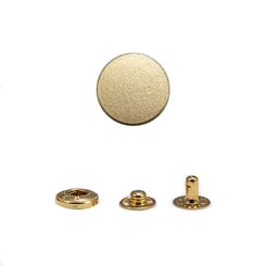 B-12.5 мм+633 Кнопка пружинный контакт 12,5 мм, золото