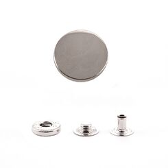 ХQХ 0839+486 Кнопка пружинный контакт 16 мм, никель