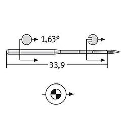 Игла DBX1 SKF (1x100)