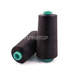 Нитки армированные ЛЛ, Артин № 100, 33 текс, ПЭ/ПЭ, 5000 м, черные, Ariadna (Ариадна)