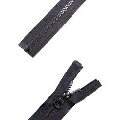 Молния 85 см трактор тип 5 (Т5 р) разъемная, слайдер стандартный окрашенный, Китай 