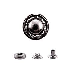 XQX 3538+486 Кнопка пружинный контакт 20 мм, черный никель