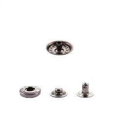 INSB24L+SS484 Кнопка пружинный контакт 15 мм, черный никель