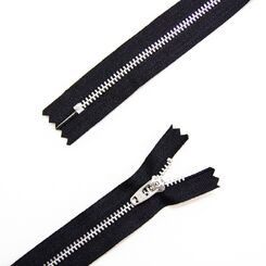 Молния 20 см металлическая тип 3, неразъемная, слайдер GSN8, звено никель