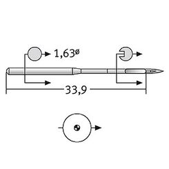 Игла 1738 (A) SES (1x100)