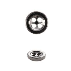 В3275 Пуговица 10 мм, черный никель